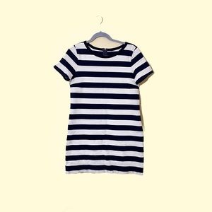 JCrew striped shirt dress